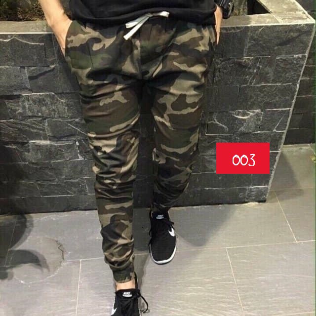 Quần Jogger kaki dây kéo