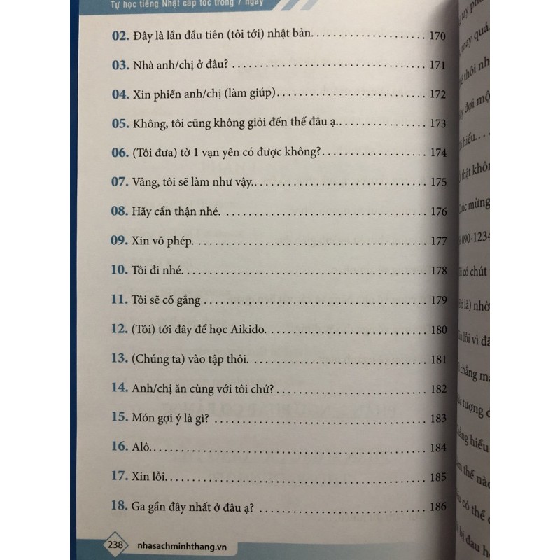 Sách Tự học Tiếng Nhật cấp tốc trong 7 ngày