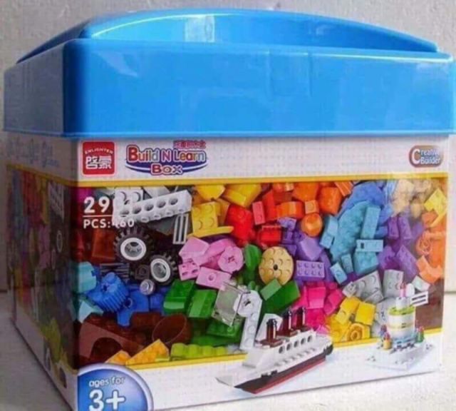 BỘ XÊP HÌNH LEGO 460 CHI TIẾT CHO BÉ