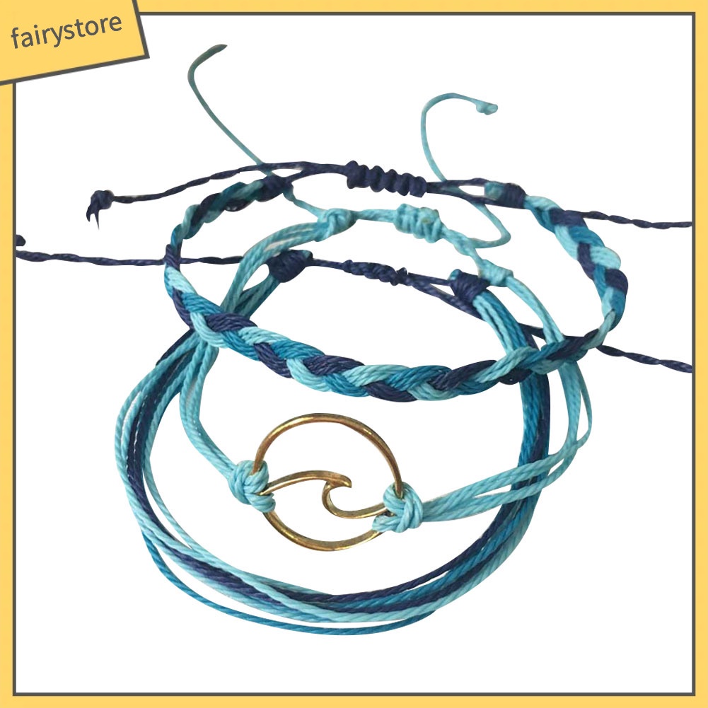 Set 3 vòng tay sóng biển mùa hè