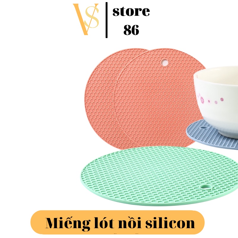 Miếng Lót Nồi Silicon Miếng Lót Nồi Cách Nhiệt Phong Cách Bắc Âu, Tiện ích, Cực HOT