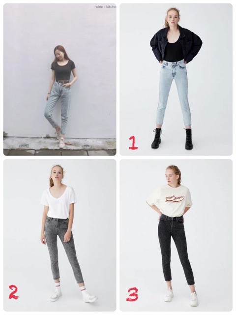 JEAN pullbear mom fit