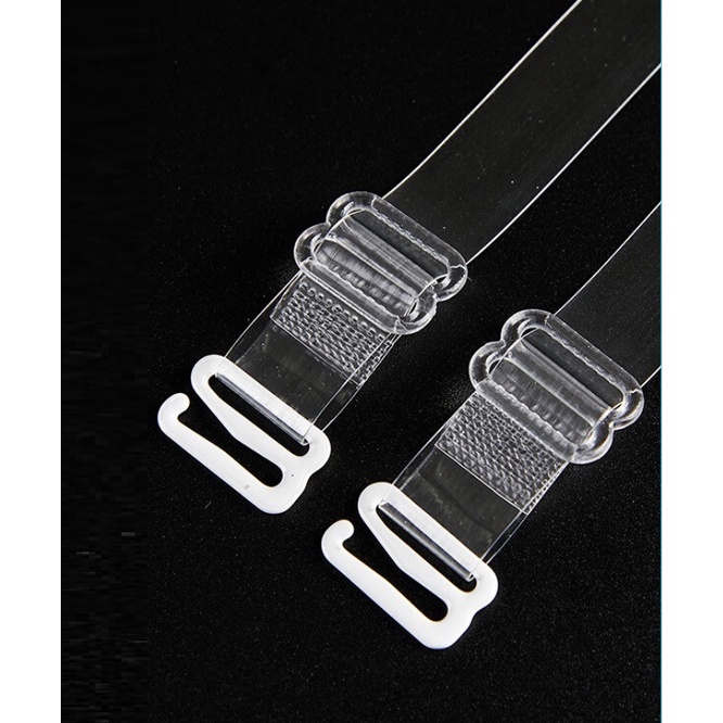 Khóa thép không gỉ + thắt lưng trong suốt bằng nhựa vô hình C-07 #