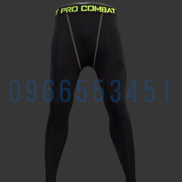 Quần giữ nhiệt COMBAT PRO LEGGING nam tập gym, bóng đá, bỏng rổ, bóng chuyền dáng dài giá rẻ 💝