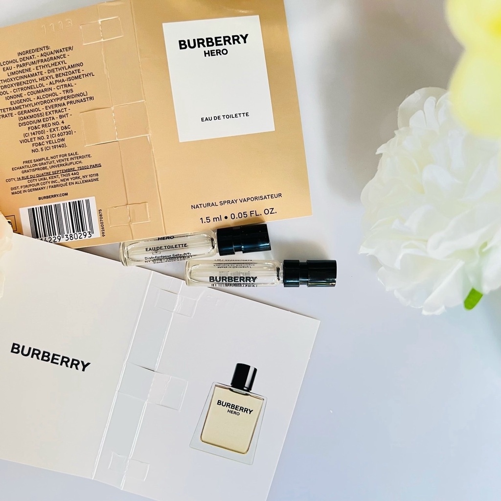 Mini - Vial Nước Hoa Burberry Hero edt 1.5ml - Minisize 5ml