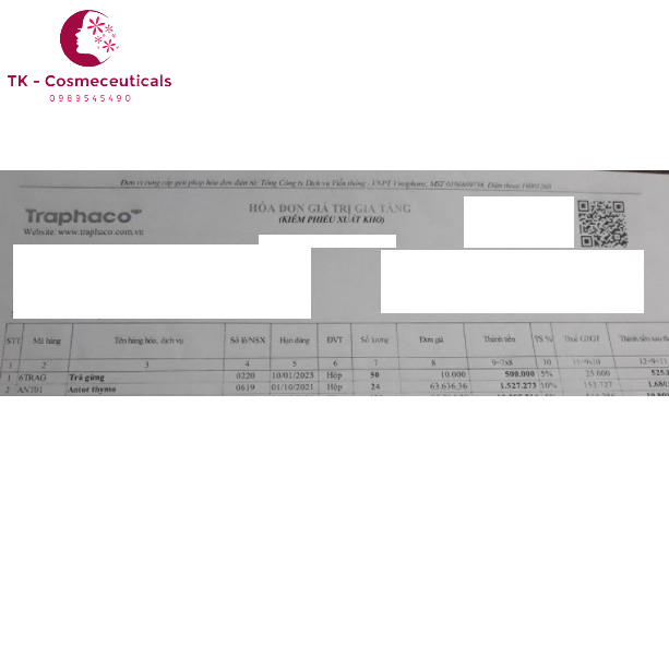 Antot Thymo Traphaco - Bổ sung vitamin, tăng cường sức đề kháng cho bé