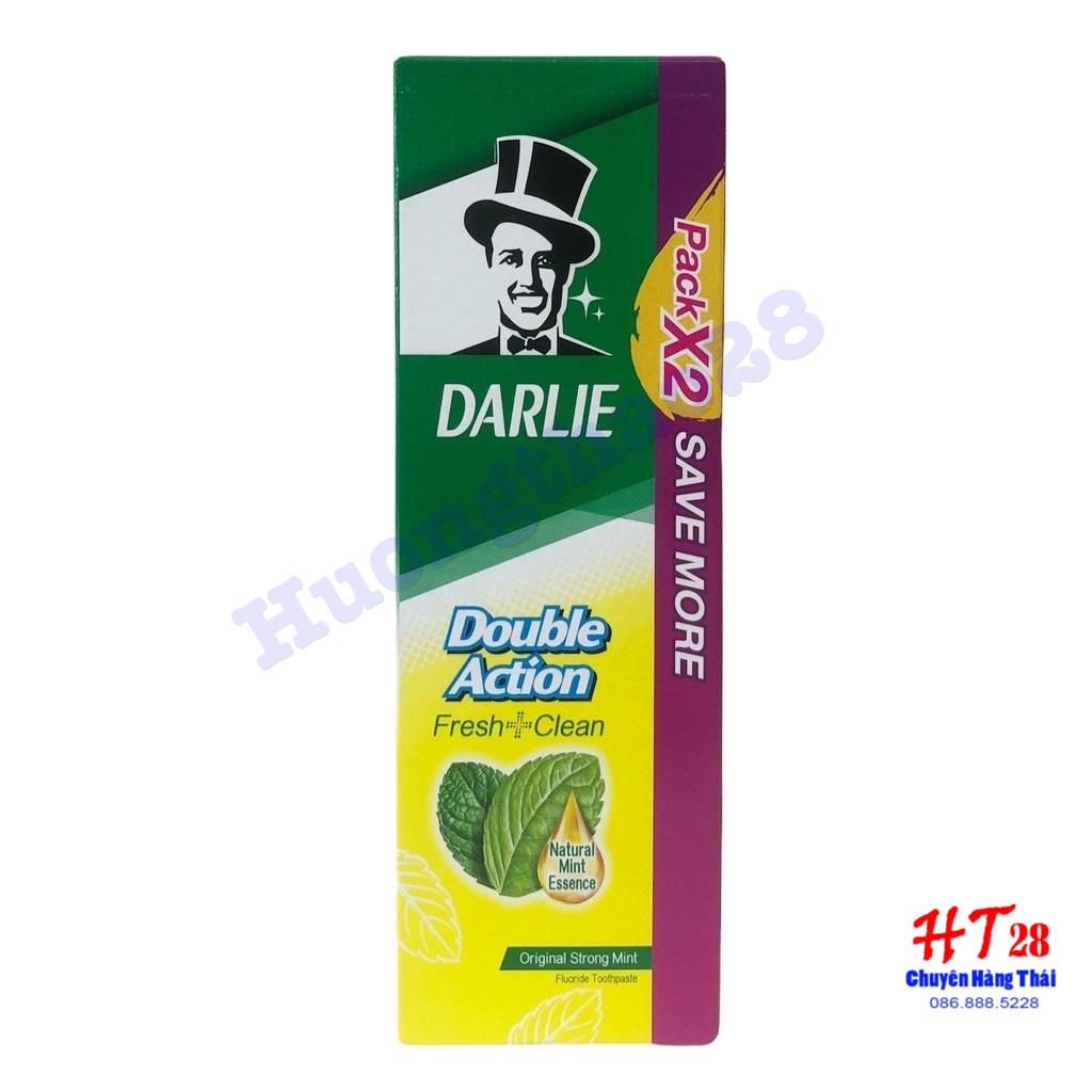 Kem Đánh Răng Ông Tây Darlia Thái Lan (2 Tuýp/ Hộp)