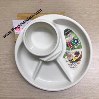 Thanh lý nghỉ bán Khay ăn dặm BLW TRÒN Nhật Bản