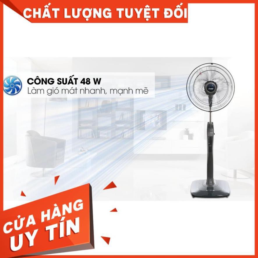 Quạt cây Mitsubishi LV16-RV CY-GY xám đậm