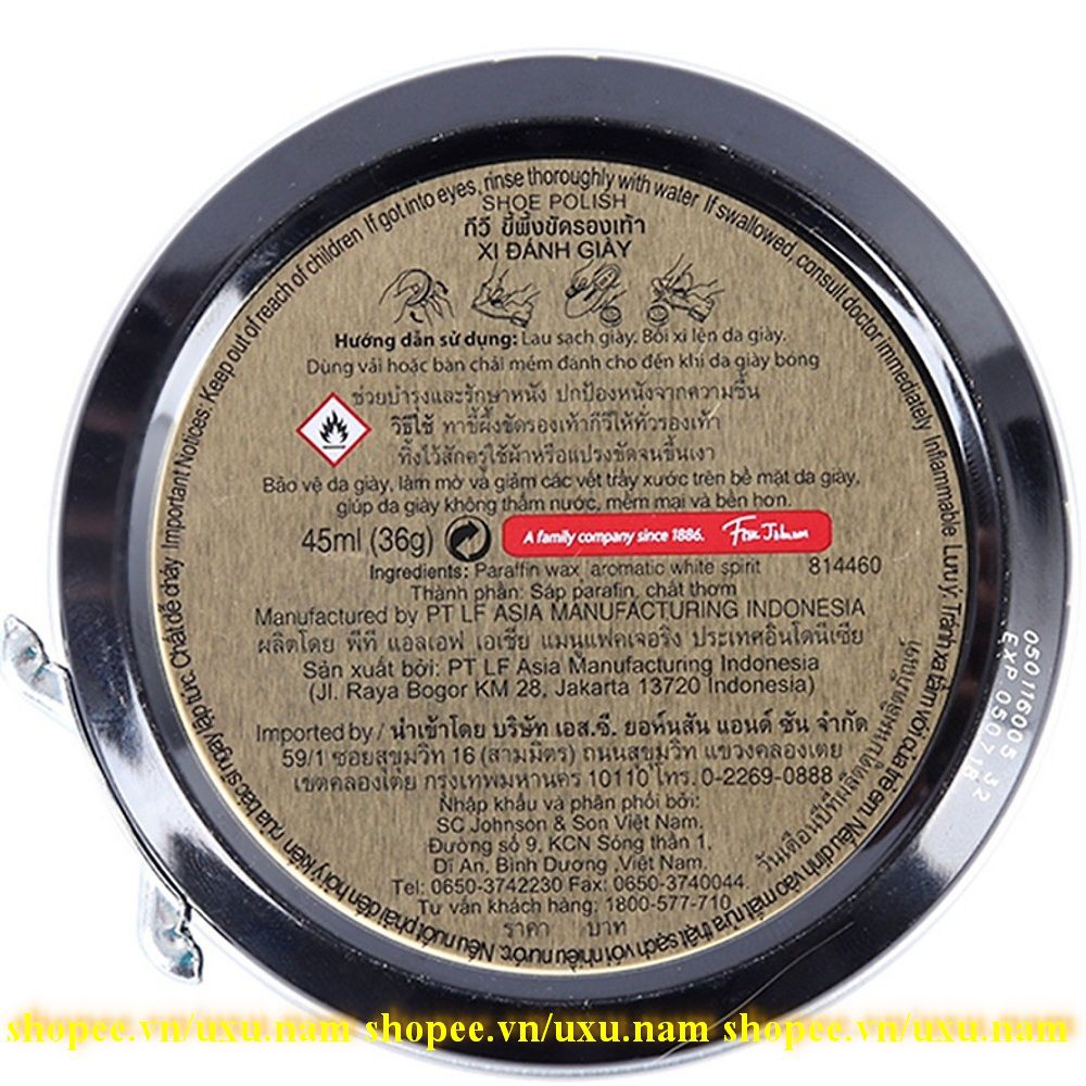 Xi Đánh Giày 4.5Ml Kiwi Màu Đen Paste Supẻ Black Chính Hãng.