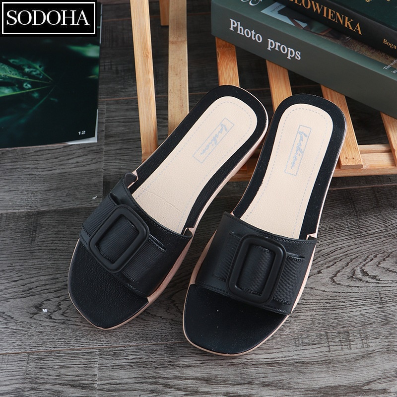 Dép nữ thời trang đế cao su mềm êm siêu thoáng SODOHA SDH2068