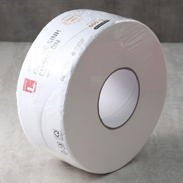 Giấy vệ sinh cuộn lớn siêu tiết kiệm Choice L - Cuộn 600g