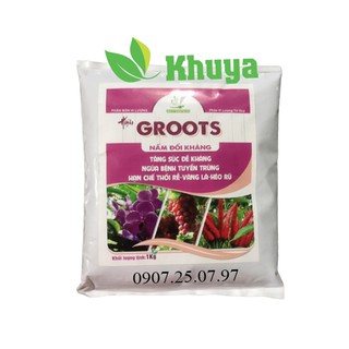 Phân Bón Vi Lượng Nấm Đối Kháng Groots 1kg Tuyến Trùng - Thối Rễ - Vàng Lá- Héo Rũ