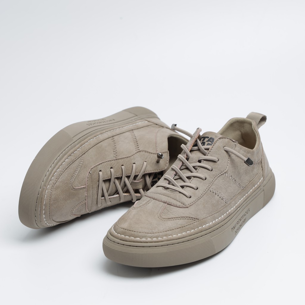 Giày nam Duvall, giày da bò thật nam, sneaker cao cấp DV447