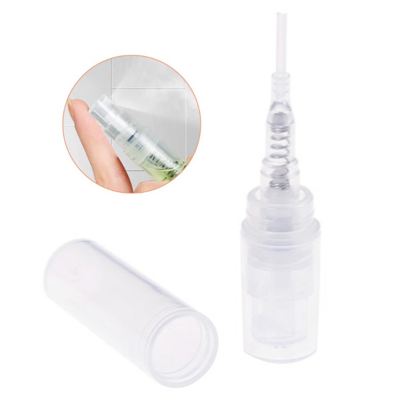 (Hàng Mới Về) Set 100 Chai Nhựa Trong Suốt Mini 3ml Đựng Nước Hoa / Nước Hoa Tiện Dụng