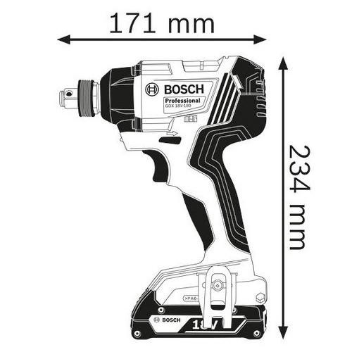 Máy bắt ốc vít dùng pin Bosch GDX 180-LI dùng pin 18V