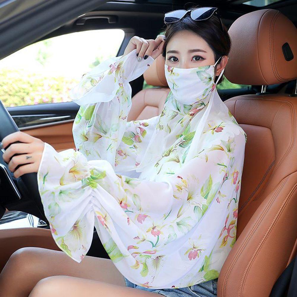 OSIER1 Găng Tay Chiffon Chống Nắng / Tia UV Thời Trang Mùa Hè Cho Nữ 1