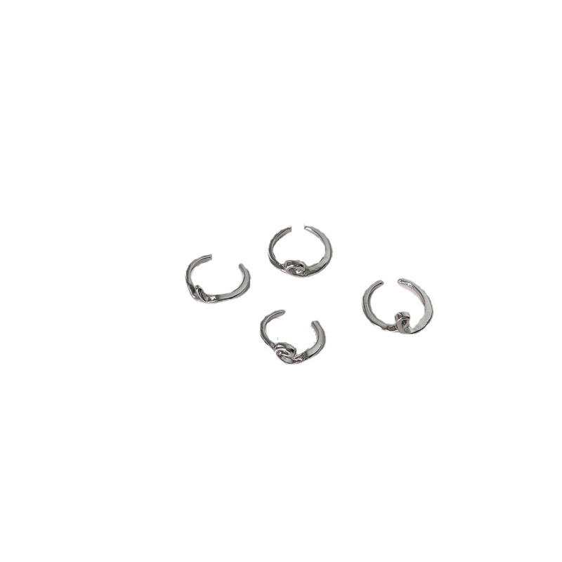 Bộ nhẫn hở đan chéo 191037 có thể điều chỉnh kích thước thiết kế đơn giản thời trang Hàn Quốc