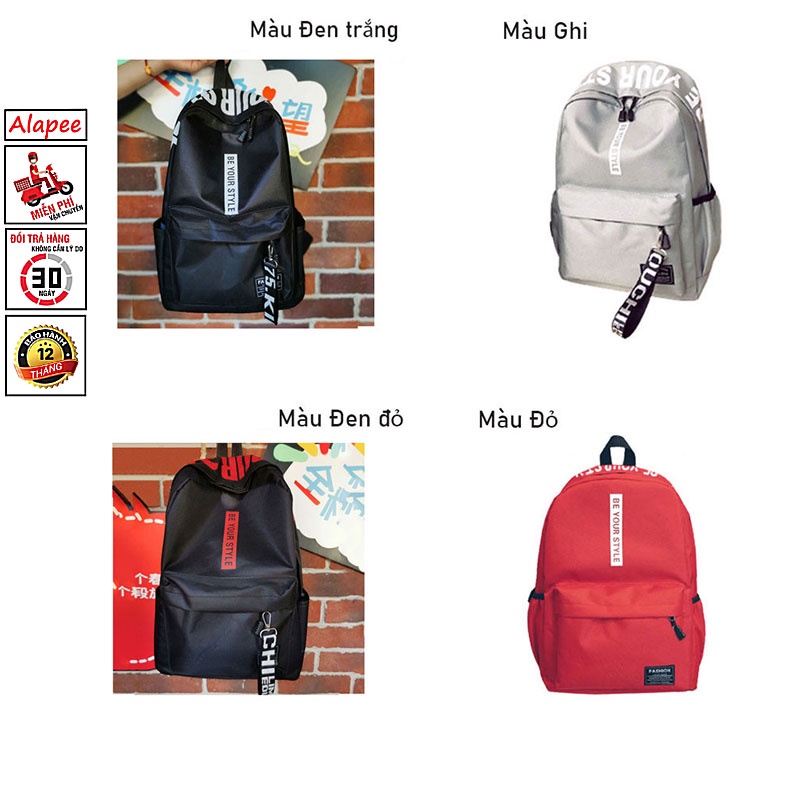 Balo Thời Trang Phong Cách Hàn Quốc Trẻ Trung Năng Động Balo Vải Cao Cấp Balo Nam Nữ Đi Học Đi Chơi Đi Làm BL16