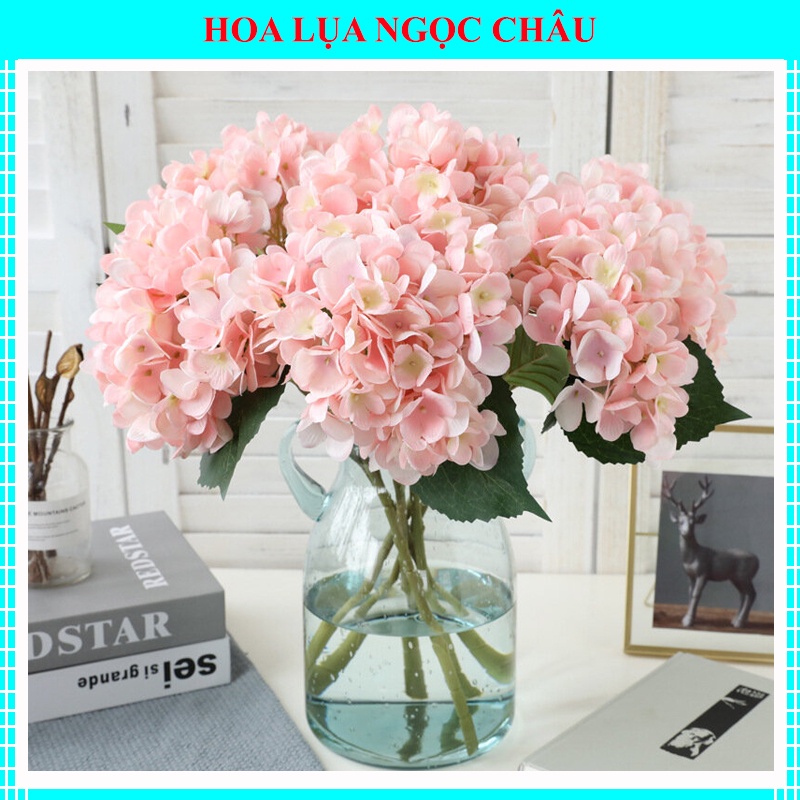 Hoa giả- Hoa Cẩm Tú Cầu cao cấp 45cm decor, trang trí decor nhà cửa,cửa tiệm studo chụp ảnh,nhẹ nhàng xinh xắn