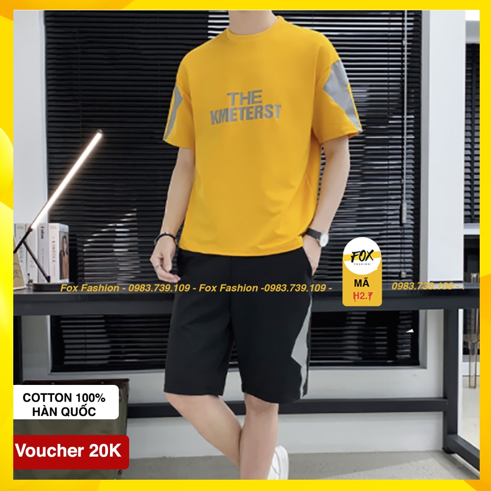 Bộ nam hè big size 45-115kg | Bộ hè nam chất thun cotton100%, cổ tròn, form rộng tay lỡ |Bộ thể thao nam hè cao cấp