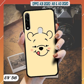 Ốp điện thoại OPPO A31 2020/ A8 2020/ A3 2020 lưng nhám viền cao su dẻo in hình