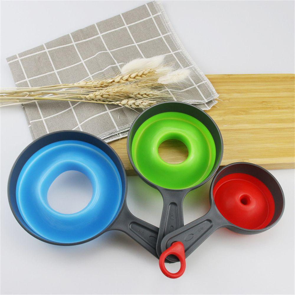 Set 1 Phễu Gập Miệng Rộng Đa Ứng Dụng Cho Nhà Bếp