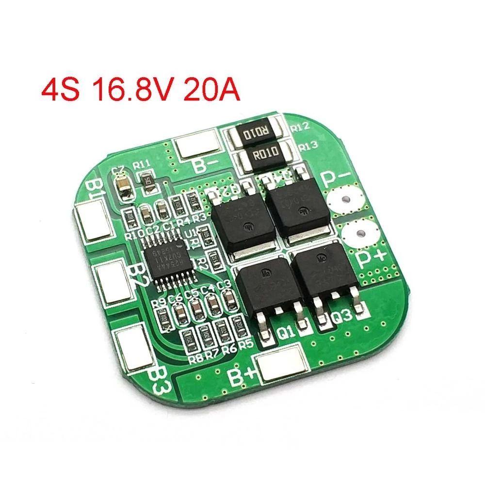 Bảng Mạch Sạc Pin Li-ion 18650 14.8V / 16.8V 4S 20A