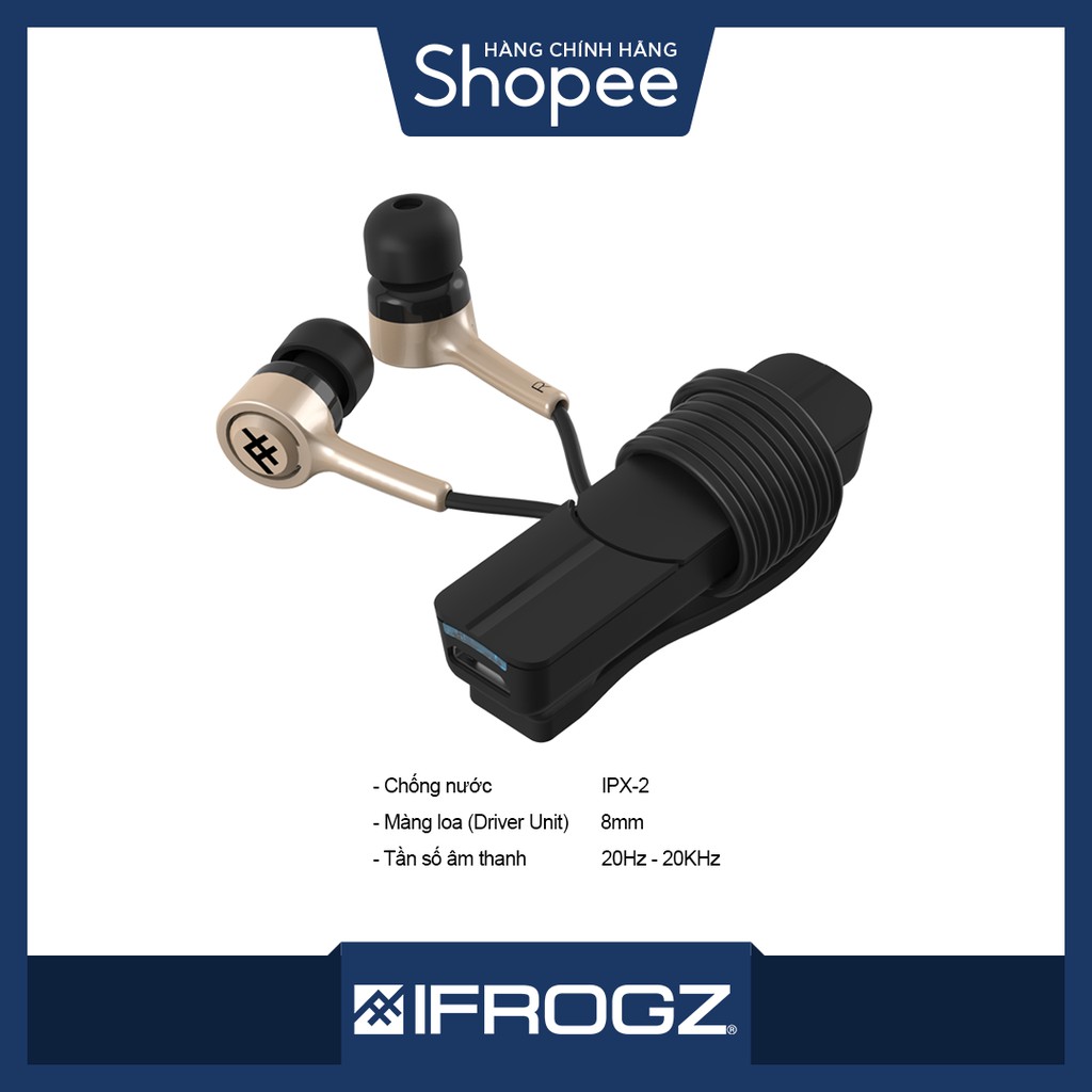 [Mã 2404EL10K giảm 10K đơn 20K] Tai Nghe iFrogz Không Dây Audio Coda -IFOPWE