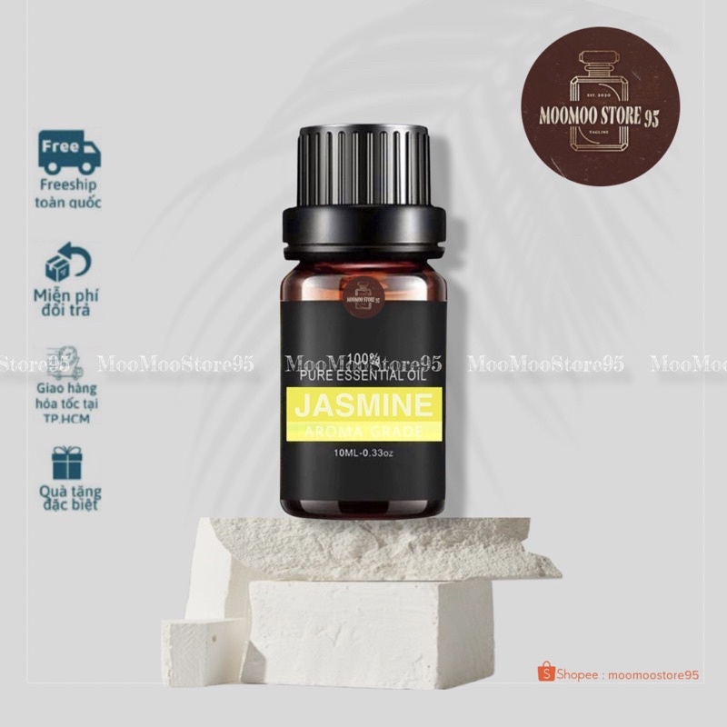 -𝐍𝐄𝐖- Tinh Dầu Nguyên Chất Lài 𝐀𝐑𝐎𝐌𝐀 𝐎𝐈𝐋 Thailan 10ml /50ml