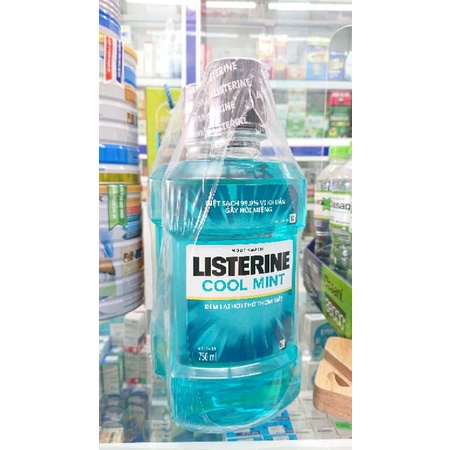 LISTERIN Cool Mint nước súc miệng nhập khẩu Thái Lan