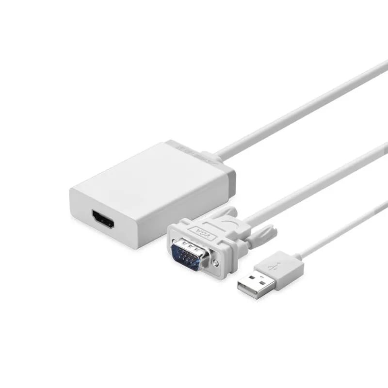 Bộ chuyển đổi VGA+Audio ra HDMI UGREEN 40235 40213 MM106