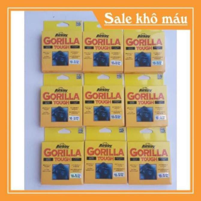 [Xả Kho Lấy Vốn] Cước Câu Cá Cước Khỉ GORRILLA Màu Xanh 100m Siêu Bền no34