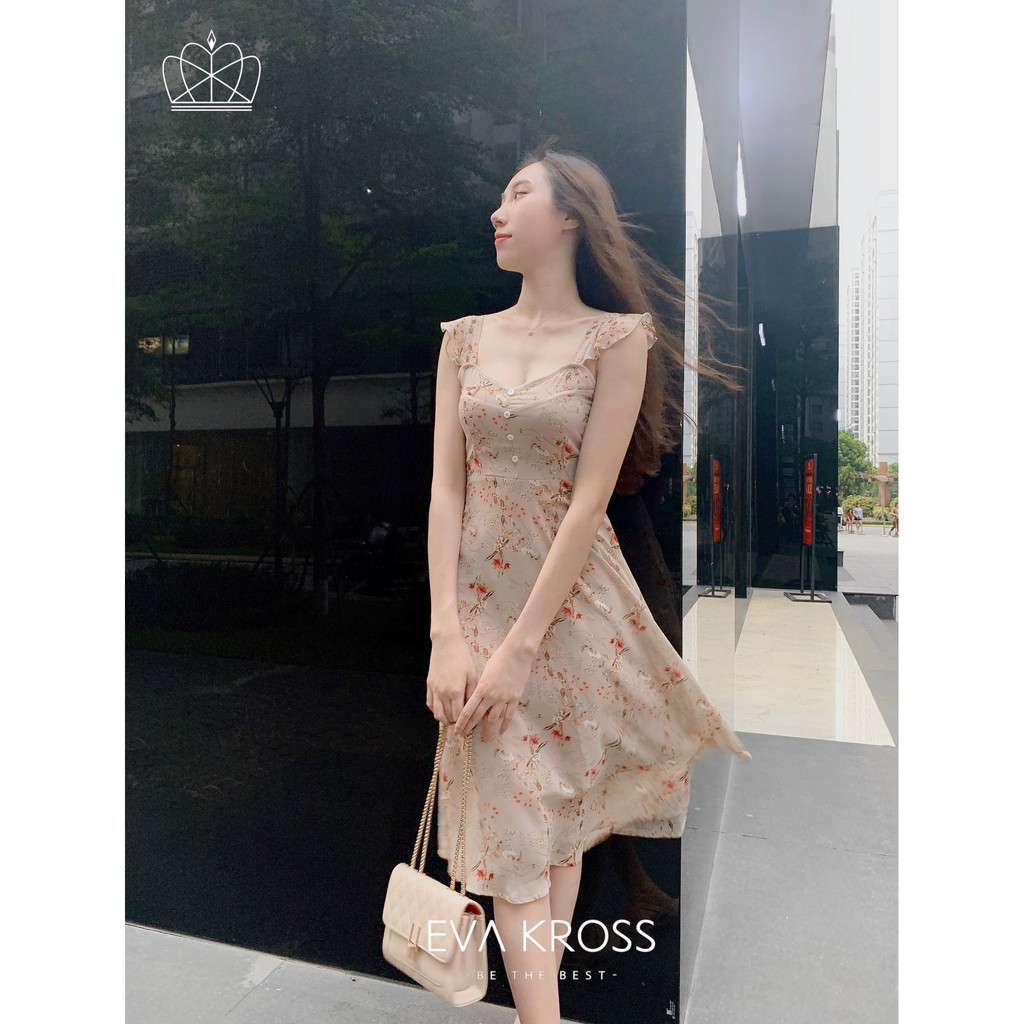 Váy đầm nữ cánh tiên voan hoa Emberly Dress EKS119 EVA KROSS | BigBuy360 - bigbuy360.vn