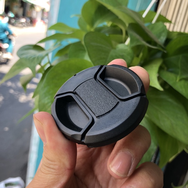 Nắp Đậy Ống Kính (Lens Cap) - Không Chữ - Loại Bấm Trong - Full Size