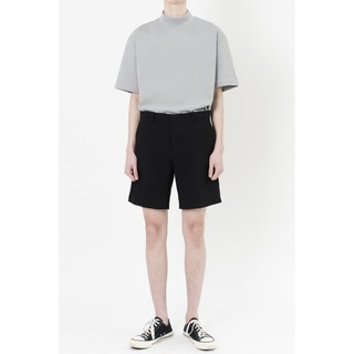 SHORTS BASIC đen, xám - quần tây ngắn nam "CHUỘT TRẮNG" có big size