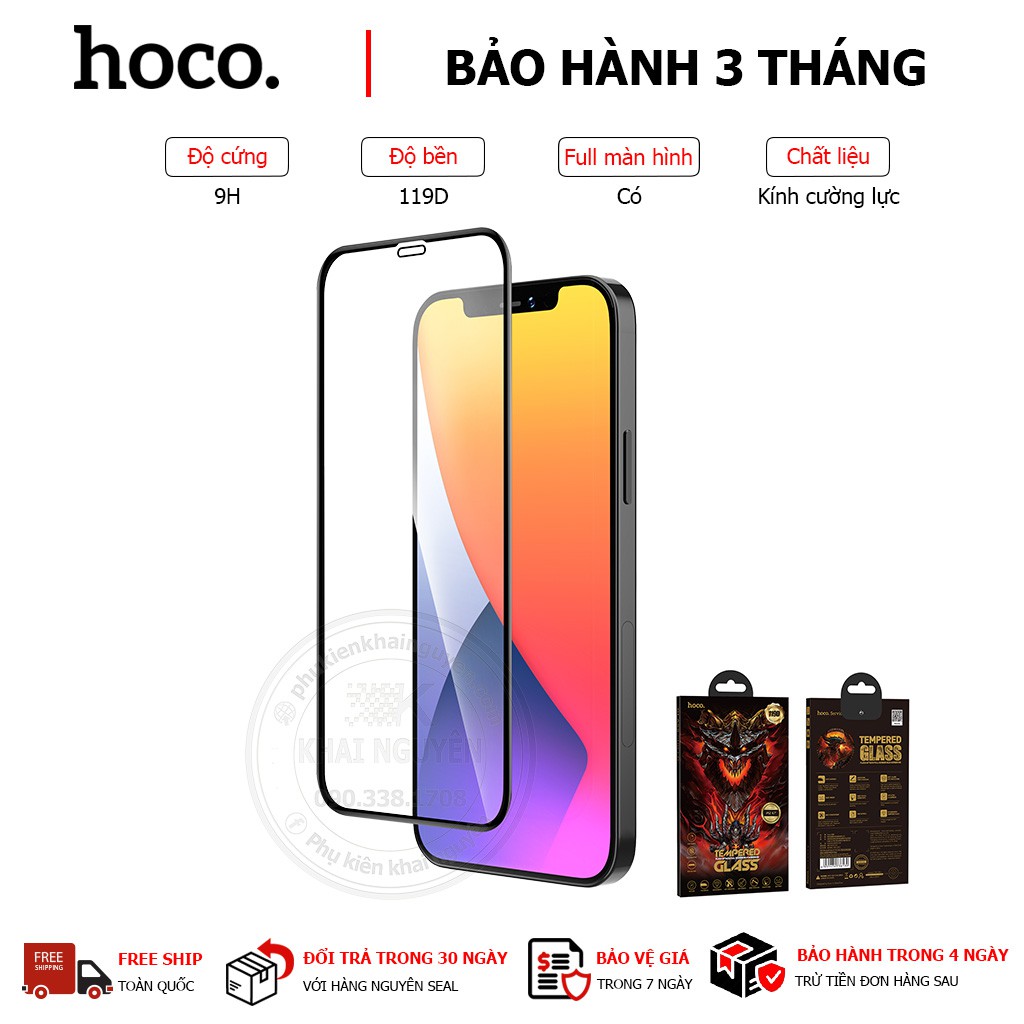 MDCL IPHONE 12/12 PRO 6.1'Full - Đen) Viền Phủ Tràn Màn Hình-Chịu Lực Dễ Dán-Chống Bể-Chống Bám Vân Tay