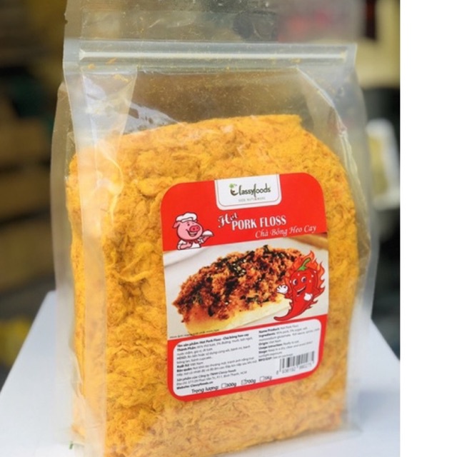 Chà Bông Heo Xù Đặc Biệt 300gr Cay &amp; Ko Cay
