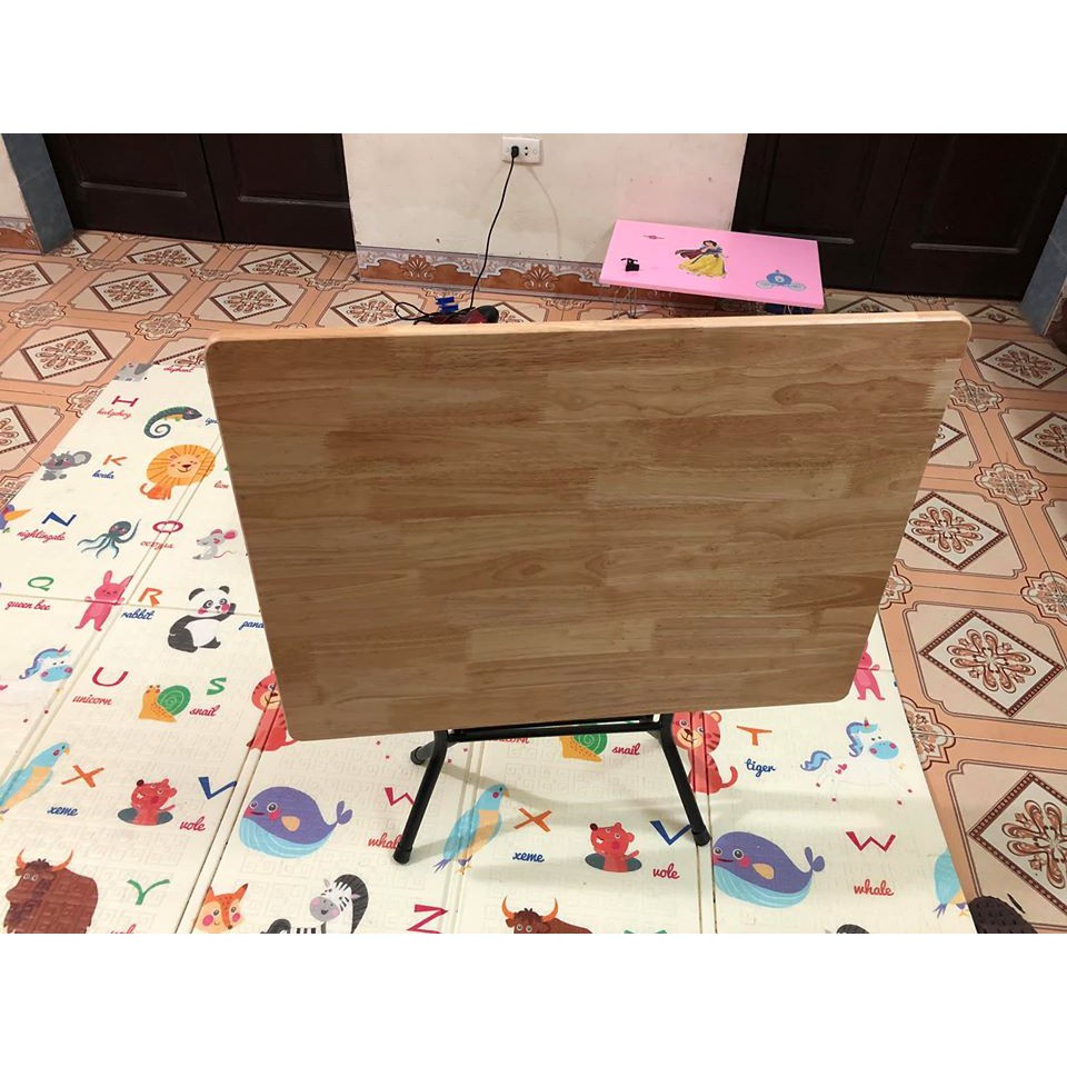 [FREESHIP EXTRA] bàn gỗ cao su 60x80 cao 72 cm chỉ ship Hà Nội