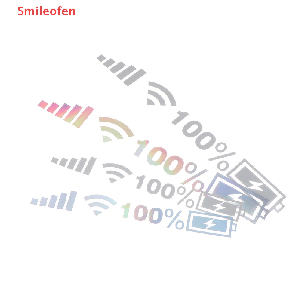 Miếng Dán Trang Trí Kính Chắn Gió Xe Hơi In Logo WIFI Mới