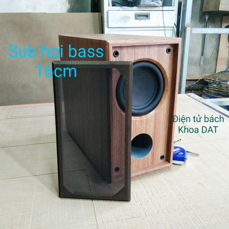 Loa sub 16cm, sub hơi và sub điện 6.5inch, 70w, âm thanh chuẩn