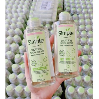 Nước hoa hồng cho da nhạy cảm Simple Kind To Skin Soothing Facial Toner 200ml | BigBuy360 - bigbuy360.vn