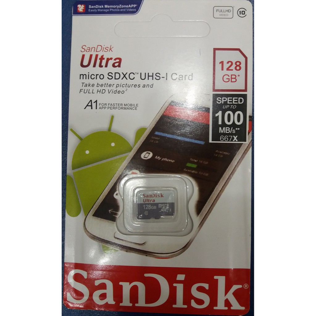 Thẻ Nhớ 128GB Sandisk MicroSD Ultra - Bảo hành 5 năm | BigBuy360 - bigbuy360.vn