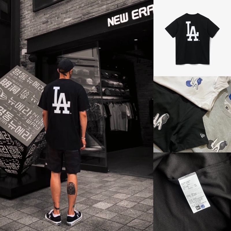 [CHÍNH HÃNG] ÁO THUN NEW ERA LA TRẮNG BANDANA  - ÁO TSHIRT FULL TAG - UNISEX NAM NỮ - HÀNG NHẬP KHẨU