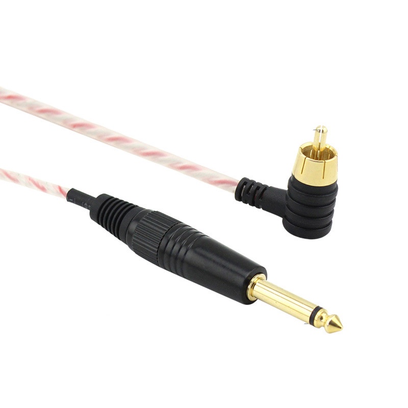Dây Cáp RCA 90 Độ Mềm Mại Cho Máy Xăm