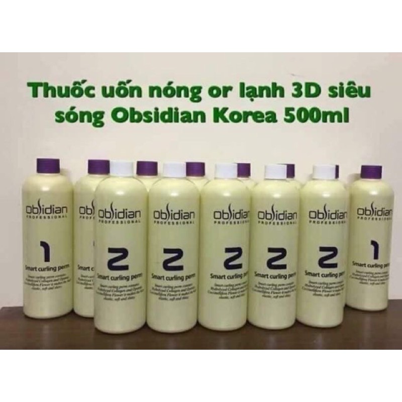 THUỐC UỐN LẠNH 3D OBSIDIAN 500MLx2