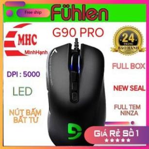 c544 Chuột Chơi Game Fuhlen G90 PRO Với Nút Bấm 'Bất Tử' - Lò Xo Bất Tử 80 Triệu Click Bảo hành 2 năm