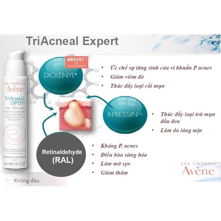 Kem cho da mụn trứng cá Avene Triacneal Expert 30ml Nội địa Pháp | WebRaoVat - webraovat.net.vn