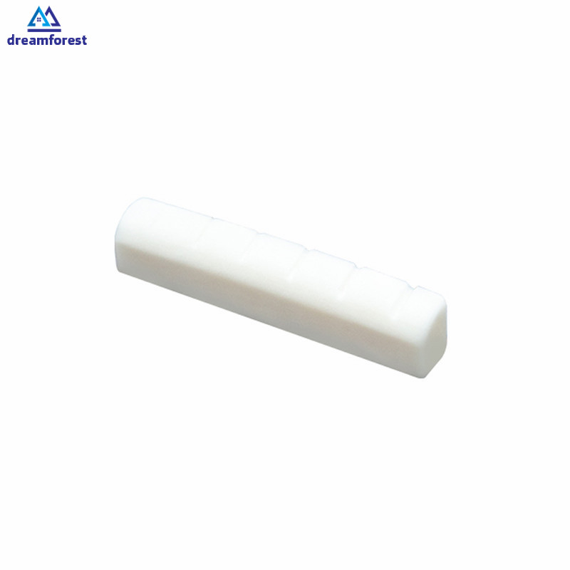 DF 6 String Folk Guitar Bone Saddle and Nut Music Instruments Replacement Spare Part White Guitar Parts