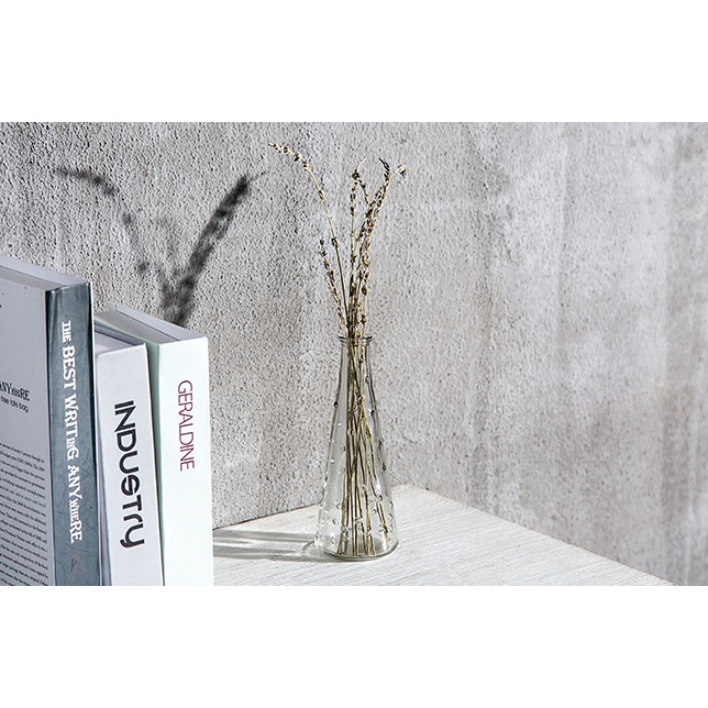 Bình hoa thủy tinh chấm bi nổi cắm 1 bông PT048